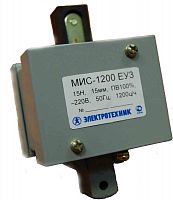 Электромагнит МИС-1200 ЕУ3 220В толкающее исп. ПВ 100% IP20 с жесткими выводами Электротехник ET502255