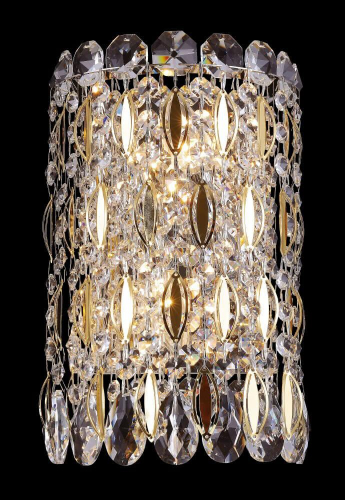 Настенный светильник Crystal Lux Lirica AP2 Chrome/Gold-Transparent в г. Санкт-Петербург  фото 2