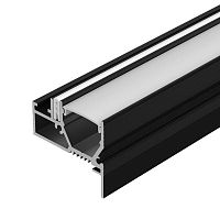 042947 Профиль STRETCH-20-WALL-D-SIDE-2000 BLACK L2000 алюм. Arlight 
