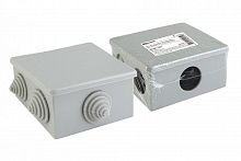 SQ1401-1235 Распаячная коробка ОП 80х80х40мм, крышка, IP44, 6 вх. инд. штрихкод TDM