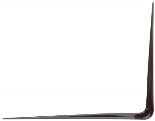 Уголок-кронштейн коричневый 200х250 мм (0.8 мм) в г. Санкт-Петербург  фото 2