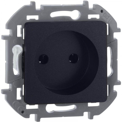 673713 Розетка 1-м СП Inspiria 16А IP20 250В 2P механизм антрацит IEK 