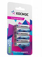 KOCLR03BL12 Элемент питания алкалиновый AAA/LR03 BP-12 (блист.12шт) КОСМОС 