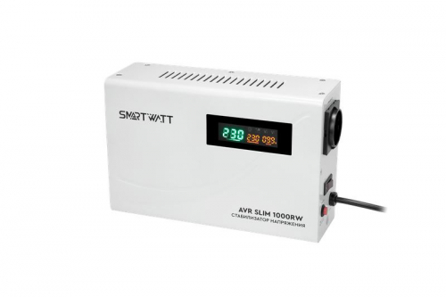 4512020310001 Стабилизатор напряжения настенный SMARTWATT AVR SLIM 1000RW 