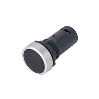 SB7EA23 Кнопка моноблочная SB7 22мм с возвратом металл 2НО IP65 черн. SE 