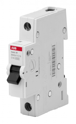 Выключатель автоматический 1P 63A C 4.5кА BMS411C63