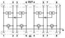 2881007 Устройство защиты от перенапряжений DT-LAN-CAT.6+ Phoenix Contact 