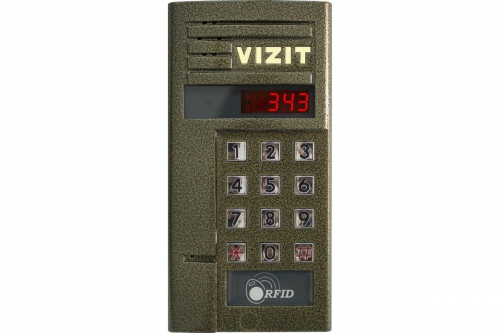 Блок вызова аудиодомофона (вызывная панель) до 200 абонентов со считывателем ключей RF БВД-343R в г. Санкт-Петербург 