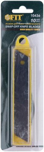 Лезвия сегментированные черненые криогенная закалка, 18 мм (10 шт.) в г. Санкт-Петербург  фото 3