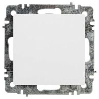 Б0063602 Кнопка Intro Accent 6-109-01 10А-250В IP20 СУ AL/CU бел. Intro 