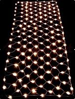 4690601034762 Гирлянда сеть 1.5х1м NTLD144-WW-E-F 10% мигающих LED уличная IP44 тепл. бел. SHLights 