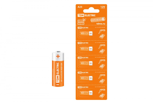 SQ1702-0039 Элемент питания A23 Alkaline 12V BP-5 TDM