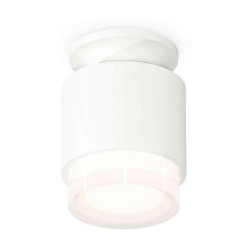 Комплект накладного светильника Ambrella light Techno Spot XS7510045 SWH/FR/CL белый песок/белый матовый/прозрачный (N7925, C7510, N7160) в г. Санкт-Петербург 