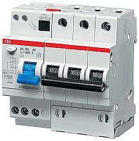 Выключатель автоматический дифференциального тока 3п B 13А 30мА тип AC DS203 5мод. ABB 2CSR253001R1135 в г. Санкт-Петербург 