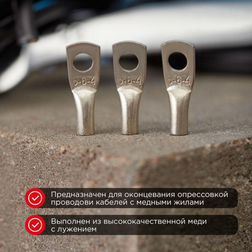 07-5306 Наконечник ТМЛ 6-6-4 Rexant  фото 2