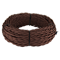 Ретро кабель витой 2х2,5 (коричневый) 50 м W6452614 в г. Санкт-Петербург 