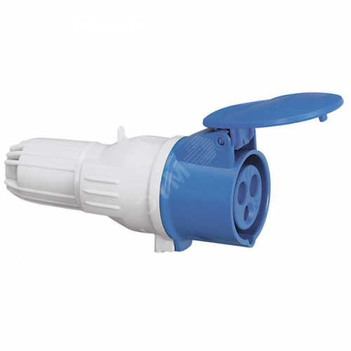Розетка Р17 IP44 2Р+E 200/250В 16А