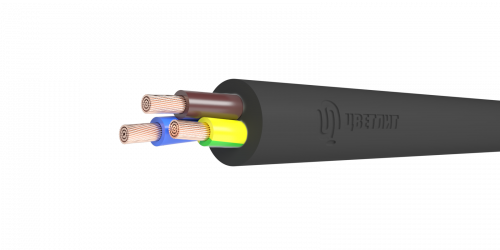 Провод ПВС 2х1,5+1х1,5 черный в г. Санкт-Петербург 