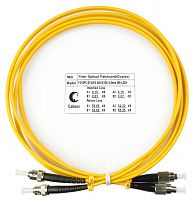 7500c Шнур оптический FOP(d)-9-FC-ST-2м duplex FC-ST 9/125см 2м LSZH Cabeus 