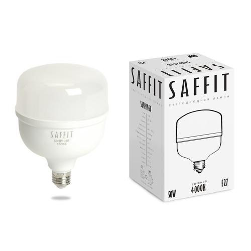 Лампа светодиодная SAFFIT SBHP1050 E27-E40 50W 230V 4000K 55094 в г. Санкт-Петербург 