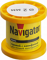 Припой 93 078 NEM-Pos02-61K-2-K50 (ПОС-61; катушка; 2мм; 50 г) Navigator 93078 в г. Санкт-Петербург 