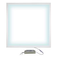 UL-00004670 Светильник светодиодный ULP-6060-42W/4000K EFFECTIVE WHITE 42Вт 4000К офисный встраив. опал. рассеив. с источником питания бел. Uniel 