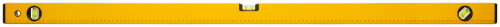 Уровень "Стайл", 3 глазка, желтый усиленный корпус, фрезер. рабочая грань, шкала, Профи 1200 мм в г. Санкт-Петербург 