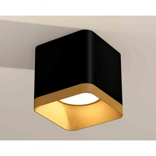 Комплект накладного светильника Ambrella light Techno Spot XS7806004 SBK/SGD черный песок/золото песок (C7806, N7704) в г. Санкт-Петербург  фото 2