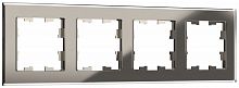 BR-M42-G-K30 Рамка 4-м BRITE РУ-4-2-БрД стекло дым. IEK 