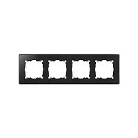 8201640-241 Рамка 4-м Simon82 Detail графит; основание хром Simon 