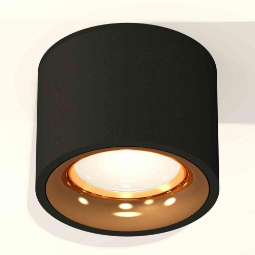 Комплект накладного светильника Ambrella light Techno Spot XS7511024 SBK/PYG черный песок/золото желтое полированное (C7511, N7014) в г. Санкт-Петербург  фото 3