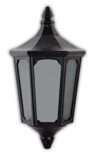 Светильник садово-парковый Feron 4206 четырехгранный на стену вверх 60W E27 230V, черный 11542 в г. Санкт-Петербург 