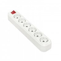 AKB16-6i Колодка удлинителя 6-м с заземл. 16А Эксперт 3.5кВт с выкл. PROxima EKF 
