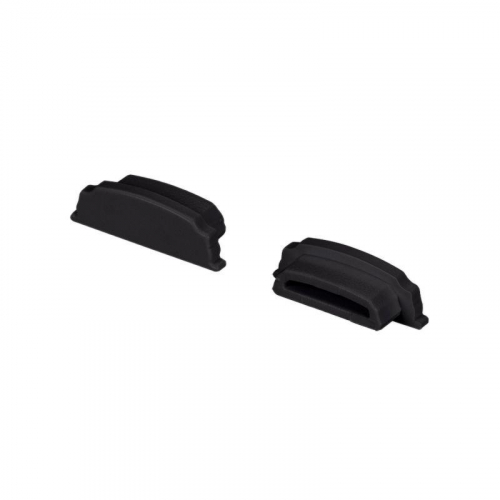 039590 Заглушка ARH-BENT-W18 BLACK глухая пластик Arlight 