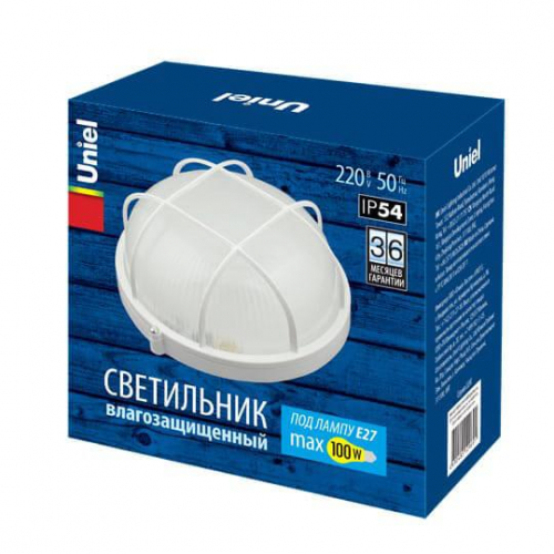 Потолочный светильник Uniel UWL-R02 100W/E27 IP54 White UL-00006772 в г. Санкт-Петербург  фото 2
