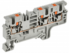 Колодка клеммная CP-MC 3 вывода 4мм2 серая IEK в г. Санкт-Петербург 