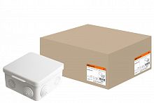 SQ1401-0113 Распаячная коробка ОП 100х100х55мм, крышка, IP54, 8вх. TDM