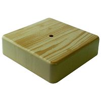 КР-513110100-060 Коробка распаячная 100х100х29мм IP40 для кабель-канала светл. дерево Урал Пак 