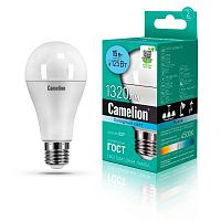 Лампа светодиодная Camelion E27 15W 4500K LED15-A60/845/E27 12186 в г. Санкт-Петербург 