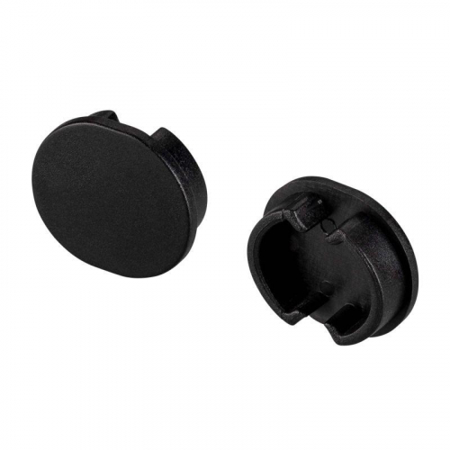 039303 Заглушка ARH-ROUND-D20-DUAL BLACK глухая пластикArlight 