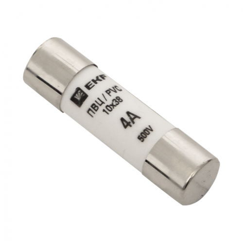 pvc-10x38-4 Вставка плавкая цилиндрическая ПВЦ 10х38 4А EKF 