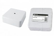 SQ1401-0902 Коробка распаячная КР 50х50х20 ОП белая, IP40, с клем. колодкой, инд. штрихкод TDM