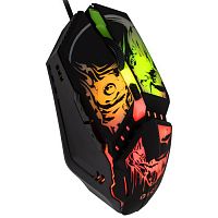 Б0056132 Мышь MG350 игровая проводная 1200-3600dpi с ковриком черн. Intro 
