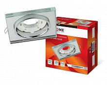 4690612014128 Светильник точечный GX53R-glass SMR GX53 IP20 230В квадрат встраив. зеркальн. IN HOME 