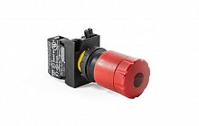 CP200ECS30 Кнопка аварийная включение отжатием с подсветкой (1НЗ) (CP) EMAS 