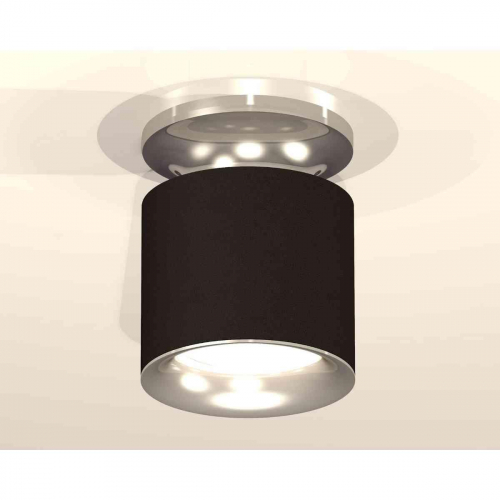 Комплект накладного светильника Ambrella light Techno Spot XS7402083 SBK/PSL черный песок/серебро полированное (N7927, C7402, N7012) в г. Санкт-Петербург  фото 2
