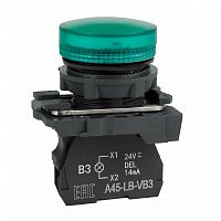 332189 Лампа сигнальная OptiSignal D22 C5-L-B3 зел. пластик 24VAC/DC XB5AVB3 КЭАЗ 