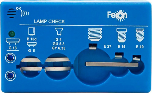 Детектор для проверки ламп, 6F22/9V, синий, LC10 22026 в г. Санкт-Петербург 