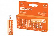 SQ1702-0009 Элемент питания LR6 AA Alkaline 1.5V PAK-8 TDM