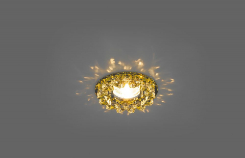 Светильник встраиваемый Feron CD2542 потолочный MR16 G5.3 желтый, хром 18930 в г. Санкт-Петербург  фото 2